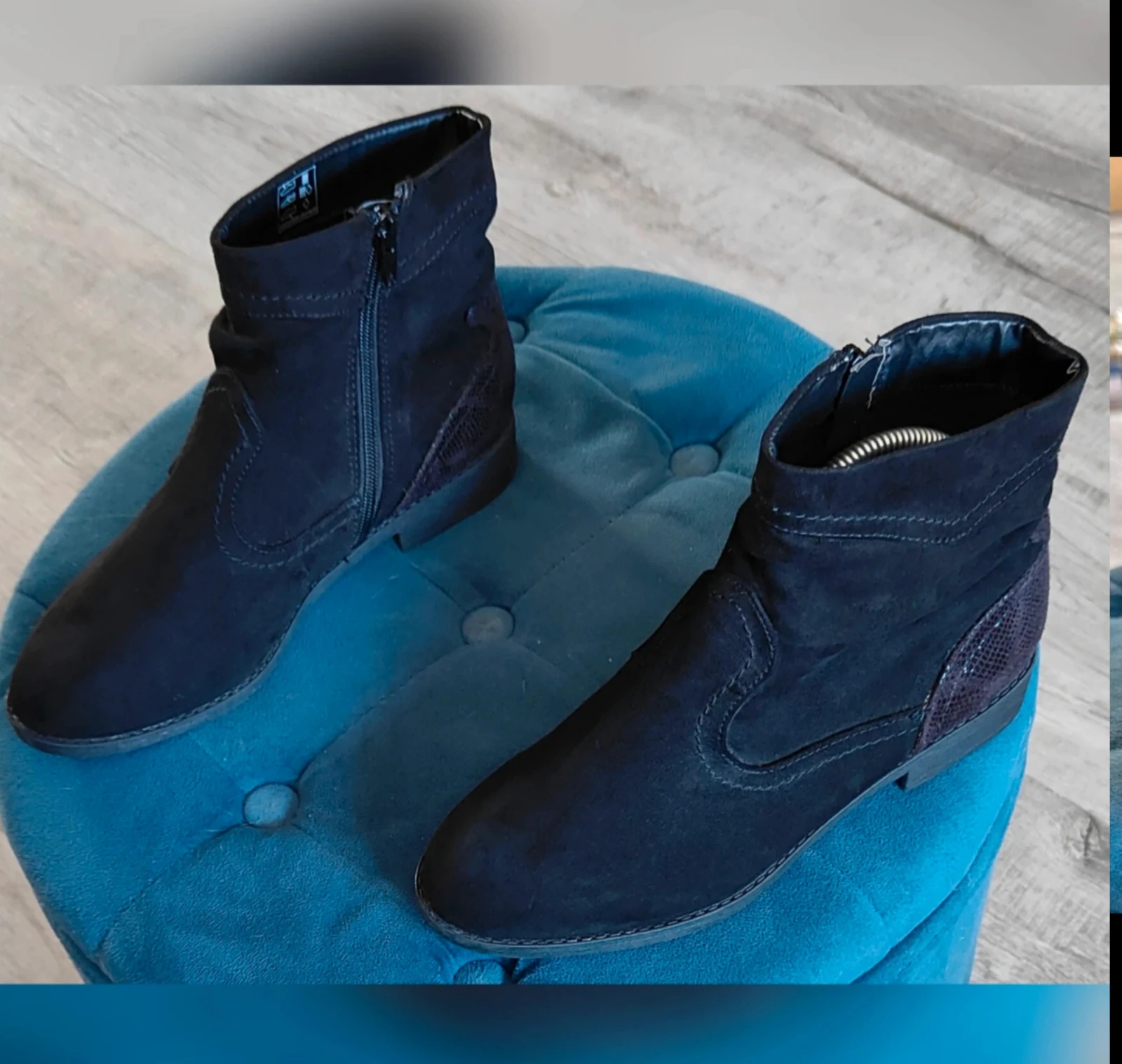 Cute black ankle boots Blue Box size 37 – photo 5